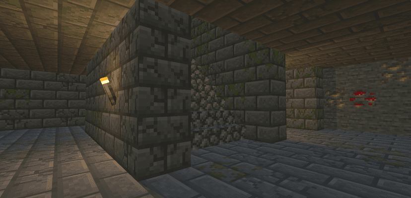 Minecraft Stronghold Tower Room - Vertical exploration space in REPO custom map